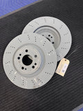 2020-2023 Mercedes-Benz GLE350 Front Drilled Brake Rotors Pair OEM A1674210801 - eBay image 1