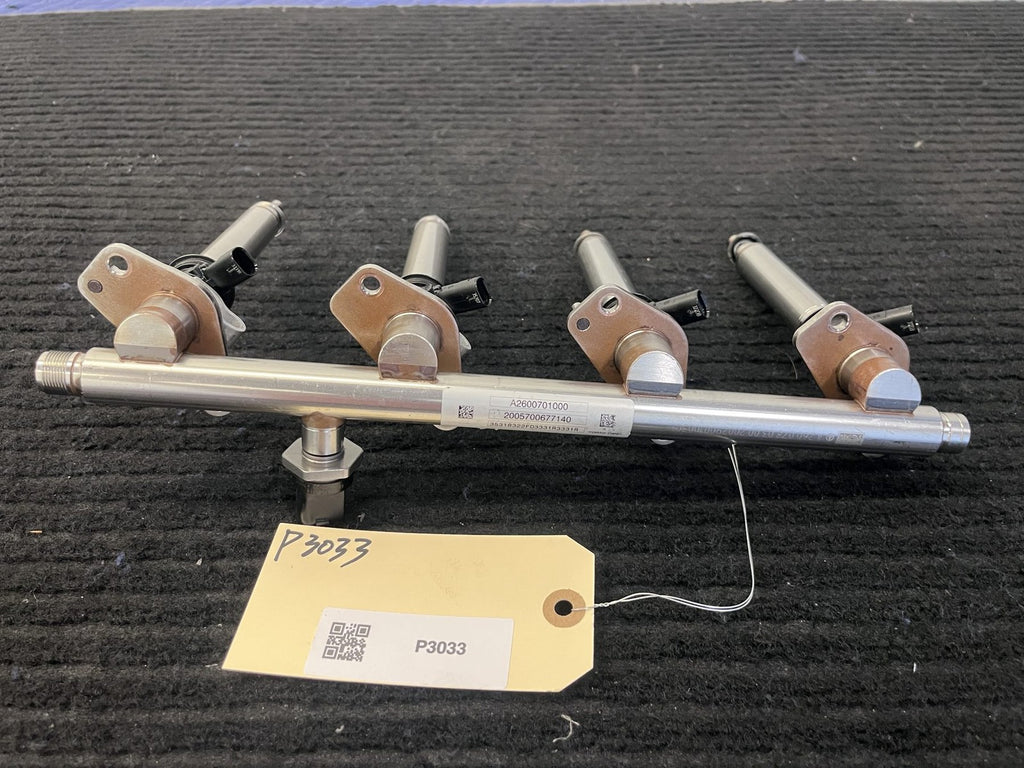 2019-2023 Mercedes-Benz C300 GLC300 E350 Fuel Rail 4 Injectors OEM A2640701000 - eBay image 1