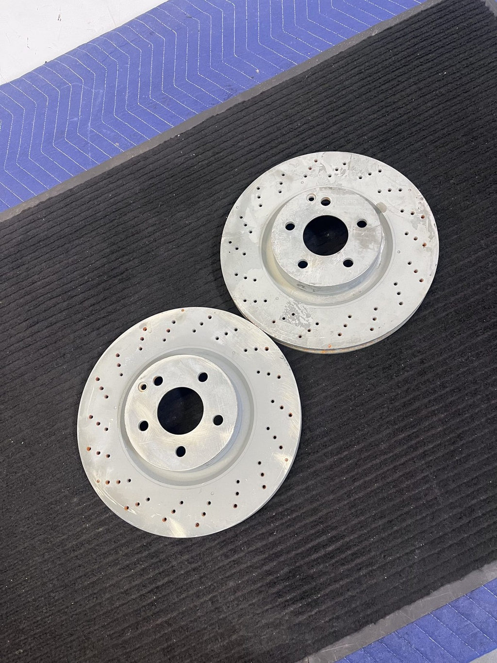 2007-14 Mercedes-Benz CL550 S400 S550 Front Brake Rotor Pair OEM A2214211712 - eBay image 2