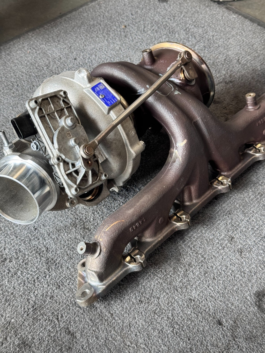 2021-2024 Jaguar F-Pace 3.0L MHEV Turbocharger 11K Miles OEM J6P3-6K682-AG - eBay image 2