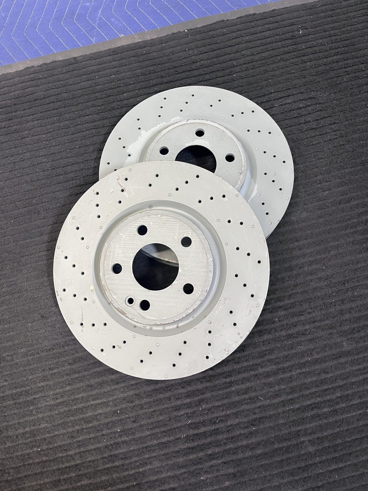 2014-2020 Mercedes-Benz CLA250 GLA250 Sport Front Drilled Rotors Pair OEM A2464212712 - eBay image 6