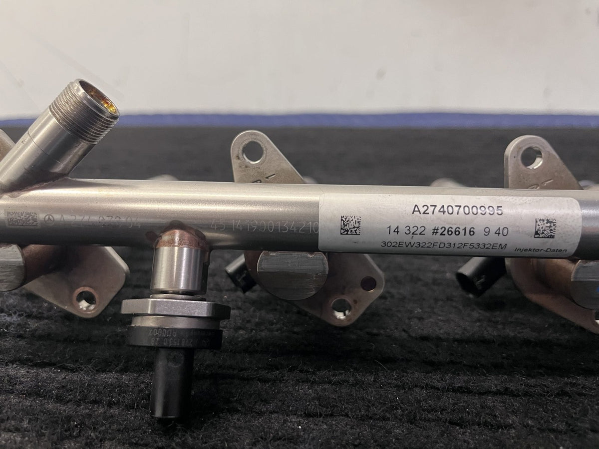 2015-2019 Mercedes-Benz C300 GLC300 E300 Fuel Rail 4 Injectors OEM A2740700995 - eBay image 2