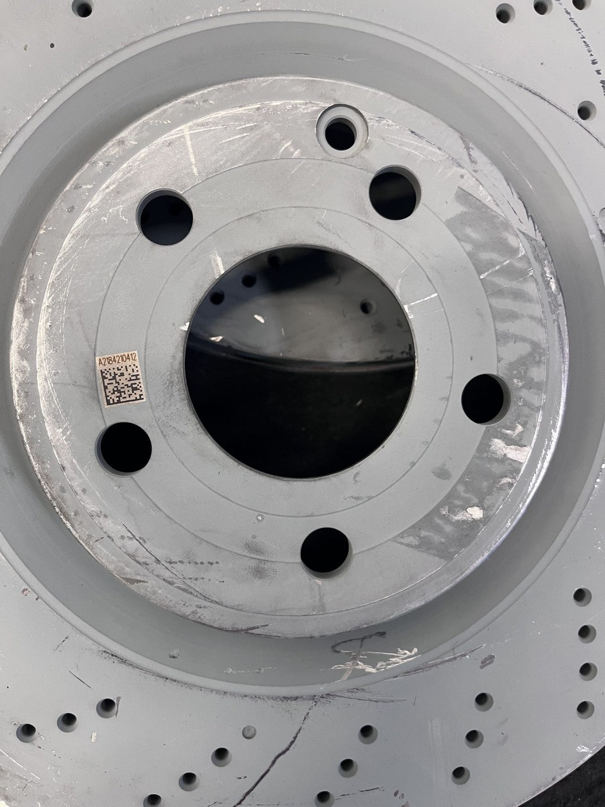 2015-2017 Mercedes-Benz CLS400 C218 Front Drilled Brake Rotors Pair OEM A2184210412 - eBay image 6