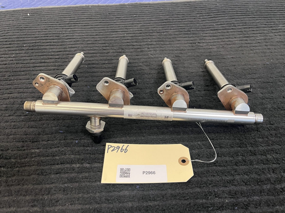 2014-2020 Mercedes-Benz CLA250 GLA250 Fuel Rail 4 Injectors OEM A2700701400 - eBay image 1