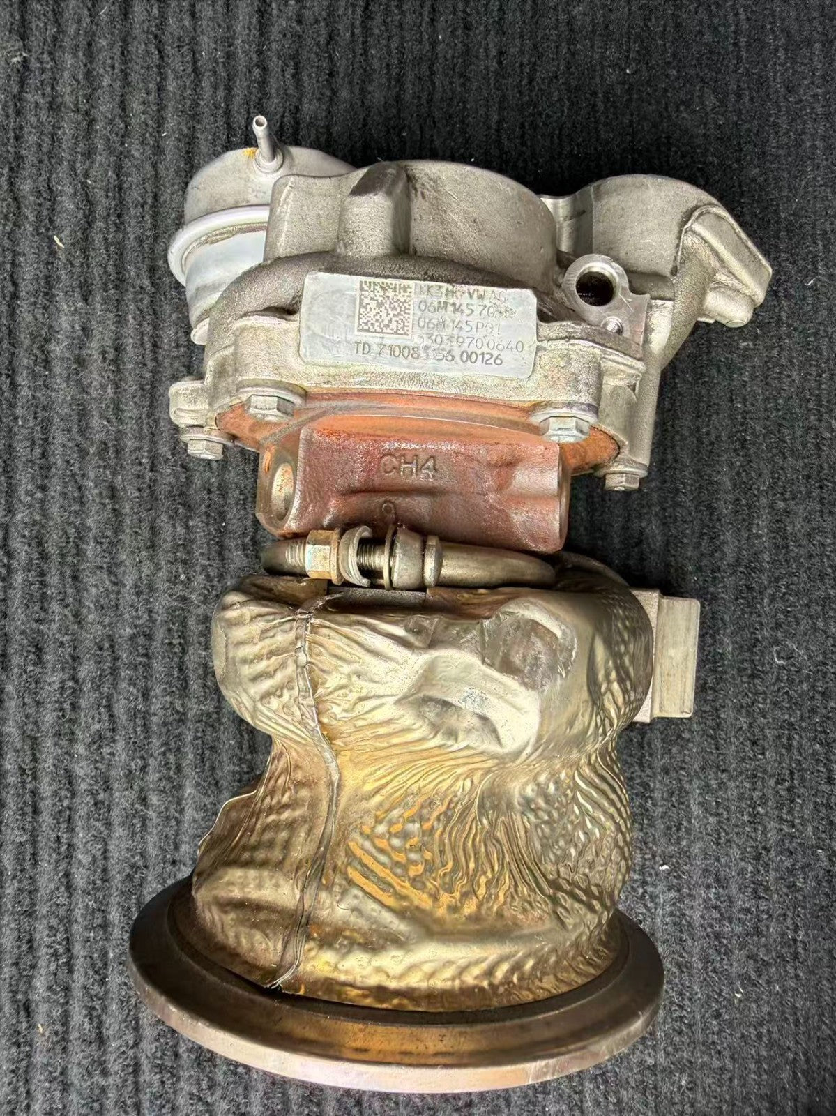 Porsche Macan GTS 95B 2.9L Turbocharger Turbo Assembly OEM 06M145701T - eBay image 4