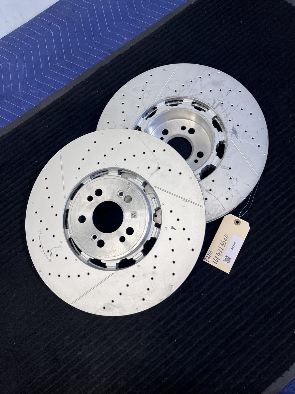 2021-2025 Mercedes-Benz GLE53 GLE63 GLS63 AMG Front Rotor Pair OEM A1674213600 - eBay image 1