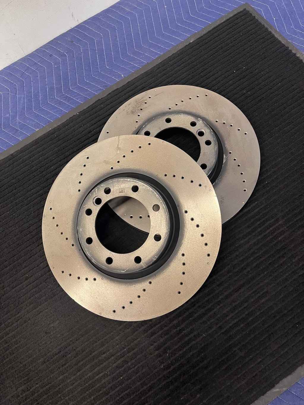 2022-2024 Mercedes-Benz G63 4x4 Squared Front Drilled Rotors Pair OEM A4634214000 - eBay image 6