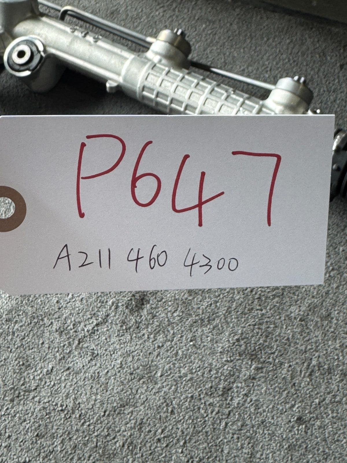 2007-2009 Mercedes E350 W211 Steering Rack Pinion OEM A2114604300 - eBay image 9