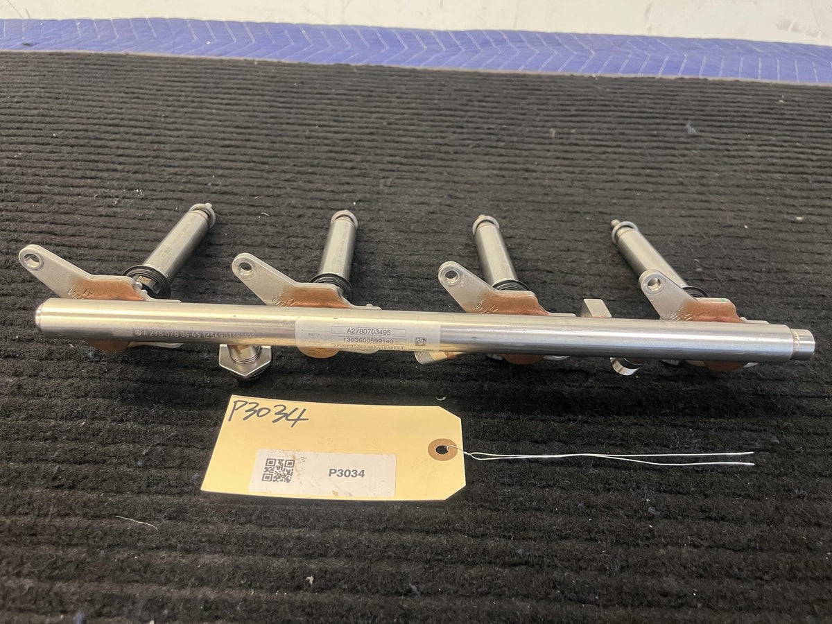 2012-2019 Mercedes-Benz S550 CLS550 GLS550 Rh Fuel Rail 4 Injectors OEM A2780703495 - eBay image 1