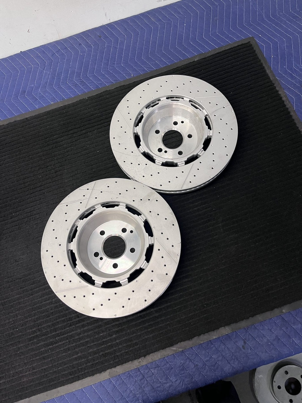 2014-2021 Mercedes-Benz S63 S65 AMG Maybach S650 Front Rotors Pair OEM A2224212612 - eBay image 3