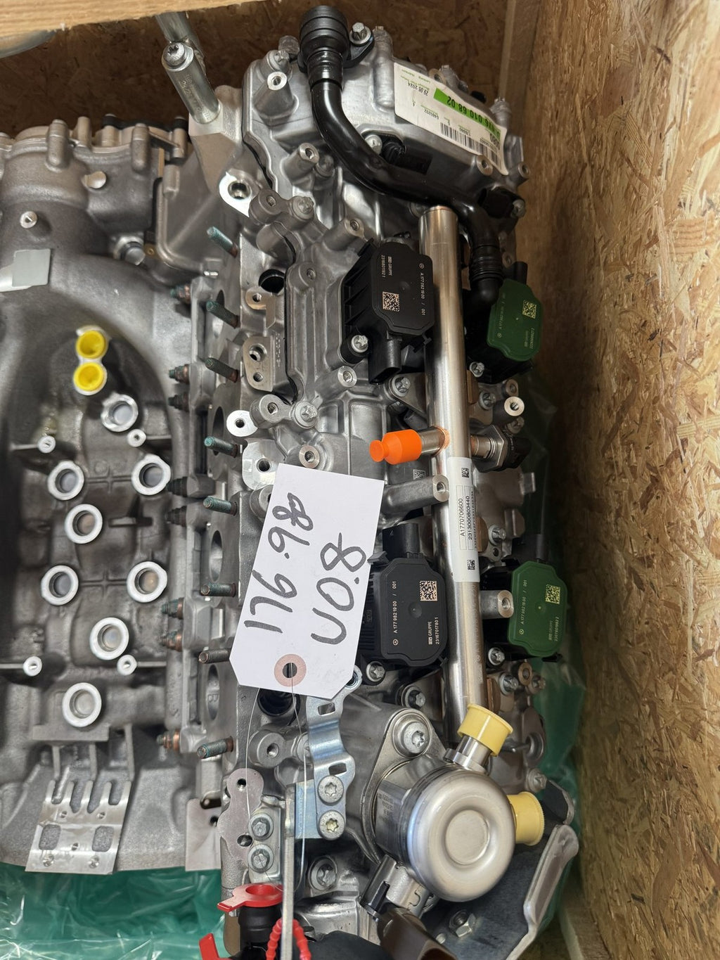 2018-2020 Mercedes-Benz S560 M176.980 4.0L V8 Reman Long Block OEM A176010680280 - eBay image 3