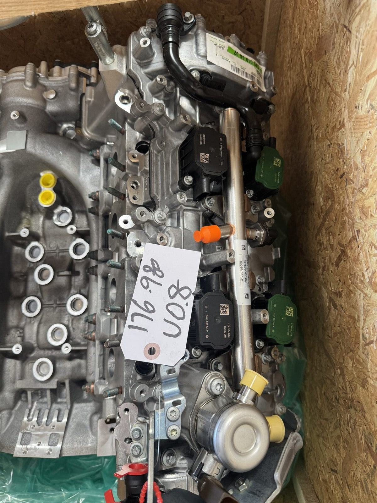 2018-2020 Mercedes-Benz S560 M176.980 4.0L V8 Reman Long Block OEM A176010680280 - eBay image 3
