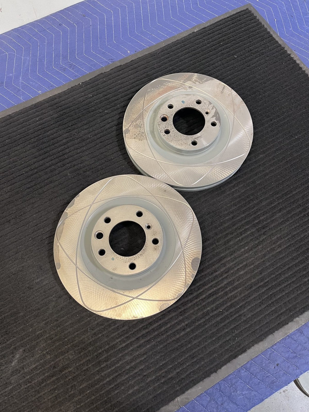 2005-2011 Mercedes-Benz G55 AMG Front Slotted Brake Rotors Pair OEM A4634210412 - eBay image 4