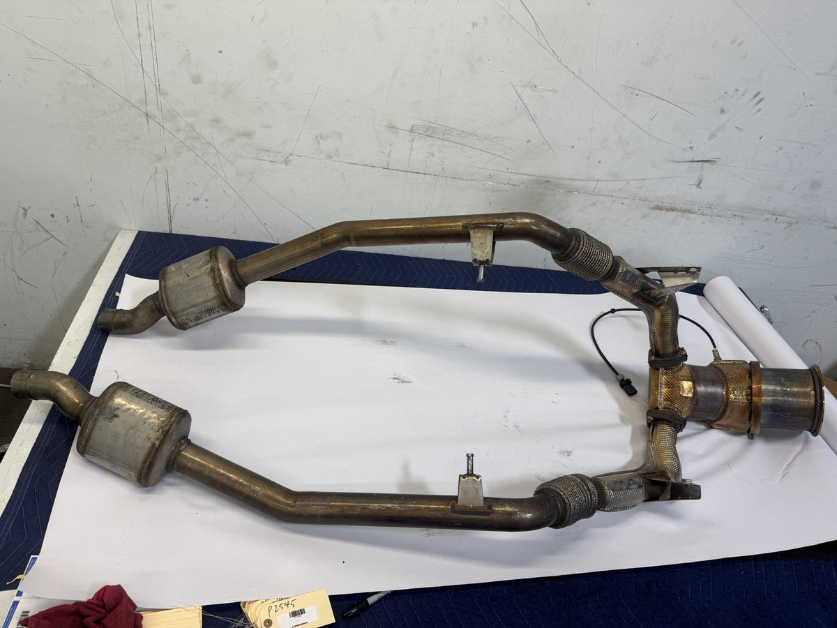 2018-2025 Audi SQ5 3.0L Catalytic Converter Front Pipe Set OEM 80A254252L - eBay image 8
