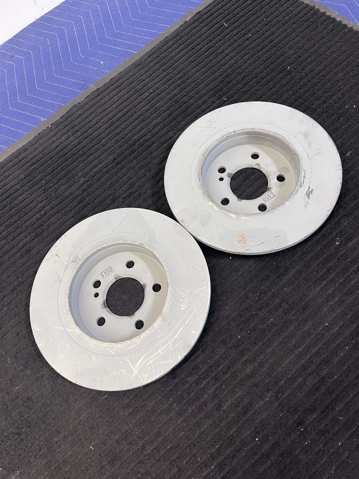 2014-20 Mercedes-Benz CLA250 GLA250 B250e Rear Brake Rotors Pair OEM A246423011207 - eBay image 2