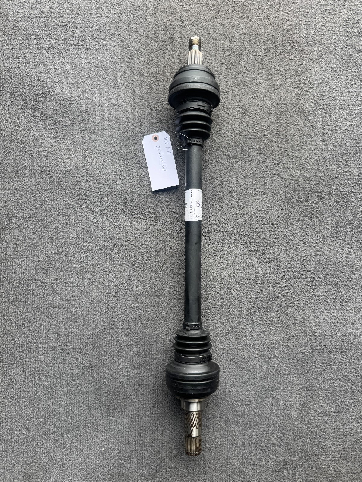 2015-2022 Mercedes C-Class W205 Rear Drive Axle Shaft Genuine OEM A2053507001 - eBay image 1