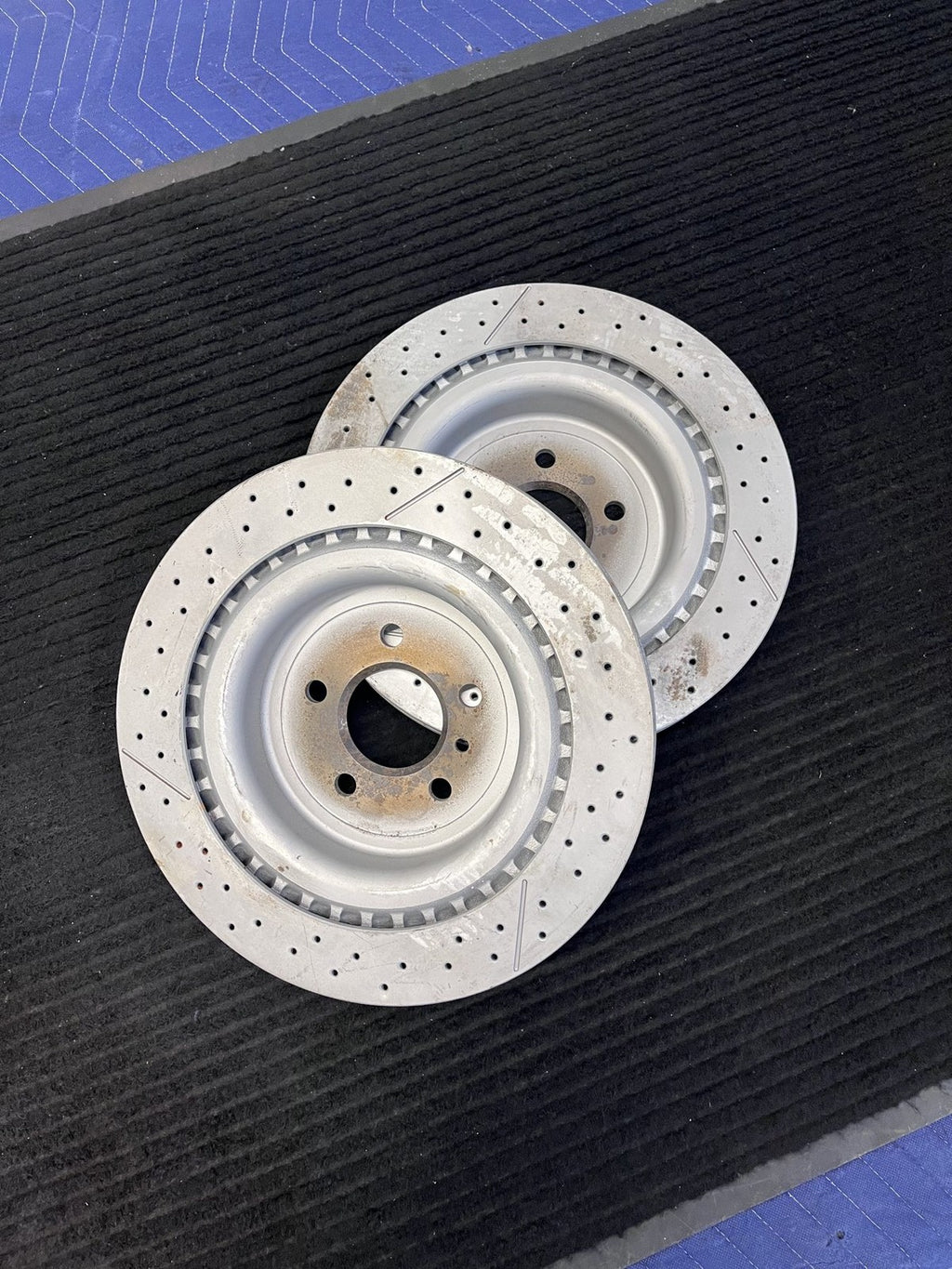 2012-2019 Mercedes-Benz ML63 GL63 GLE63 GLS63 AMG Rear Rotors Pair OEM A1664230512 - eBay image 3