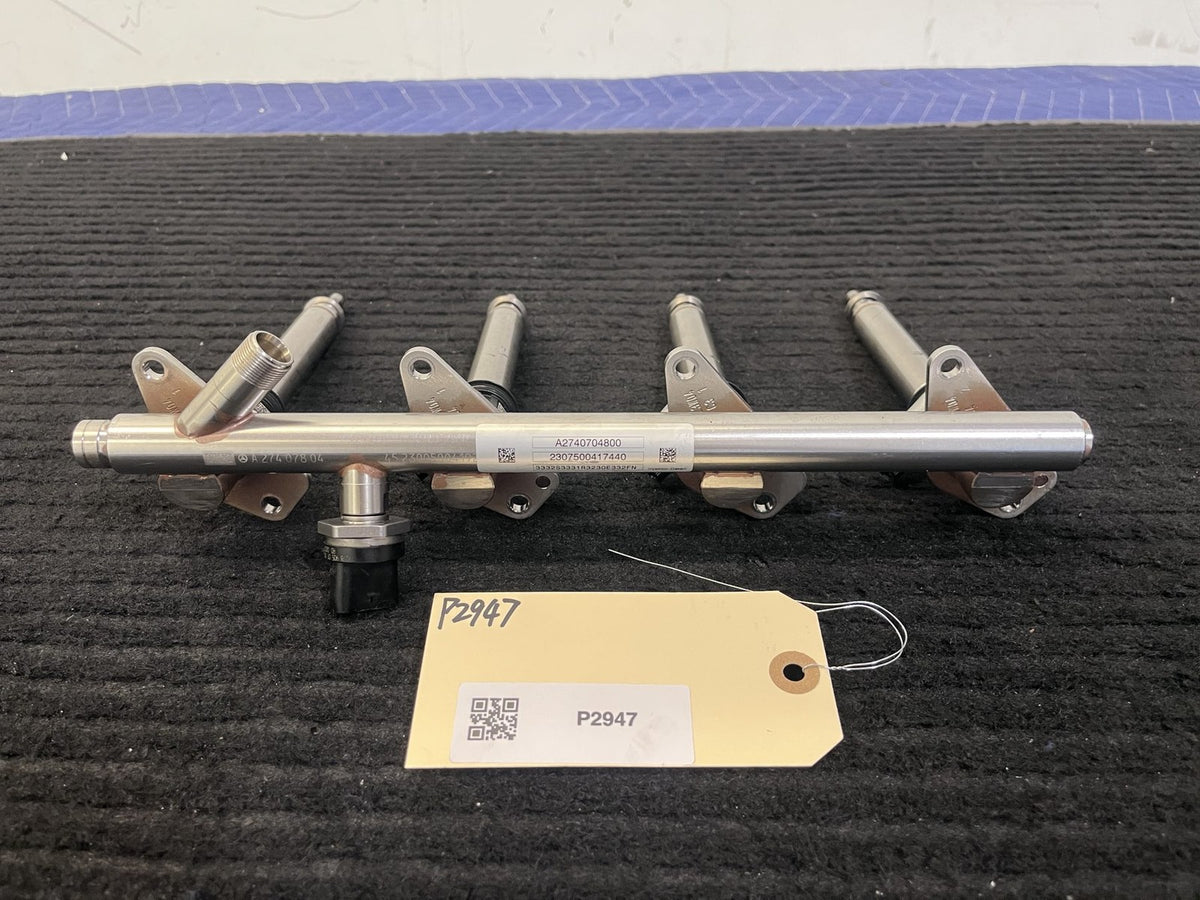 2016-2021 Mercedes-Benz C63 AMG Fuel Rail 4 Injectors OEM A2740704800 - eBay image 1