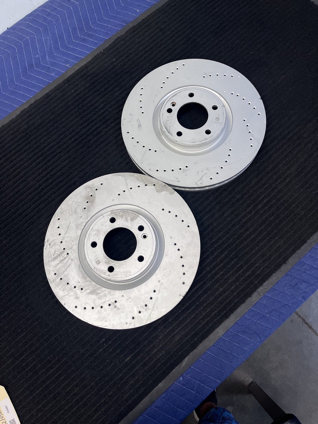 2019-2026 Mercedes-Benz G63 AMG Front Drilled Brake Rotors Pair OEM A4634210500 - eBay image 3