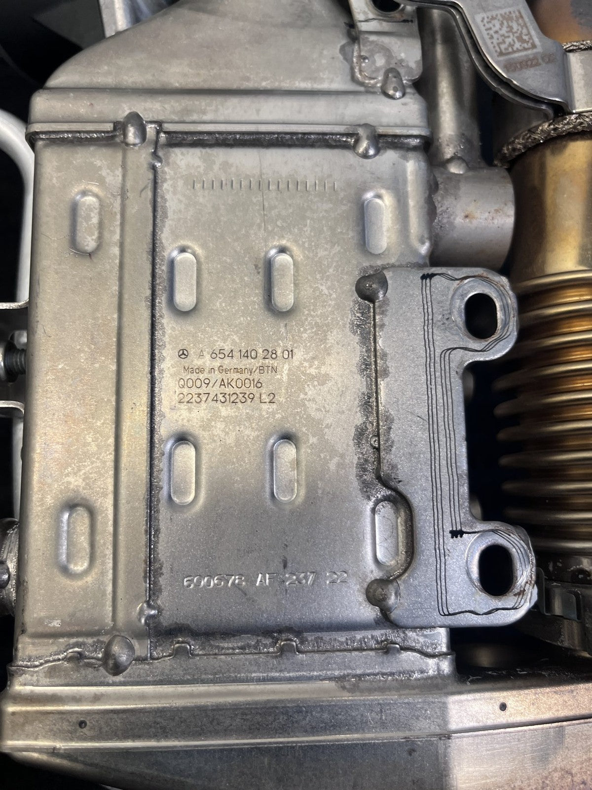 2023-2025 Mercedes-Benz Sprinter OM654 Egr Cooler Assembly OEM A6541402801 - eBay image 2