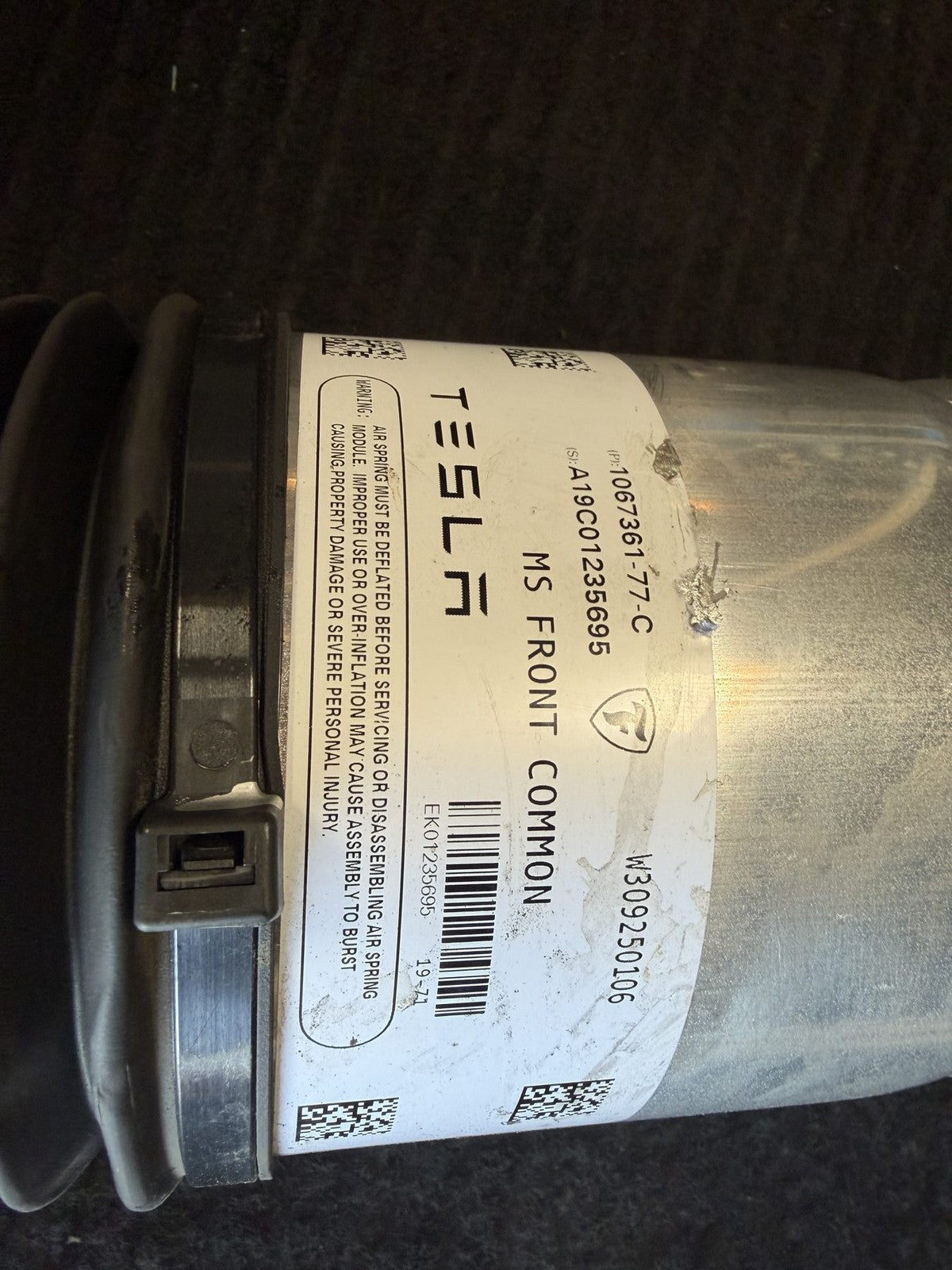 2012-2023 Tesla Model S Front Left Air Suspension Strut OEM 72-3582-3015 - eBay image 4