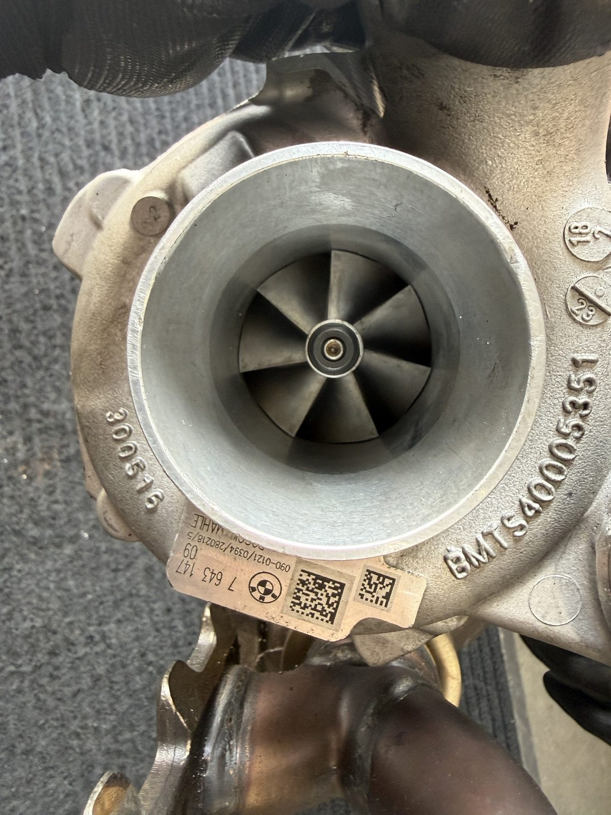 BMW B58 3.0L Turbocharger Exhaust Manifold OEM 11657643147 7643147 - eBay image 5