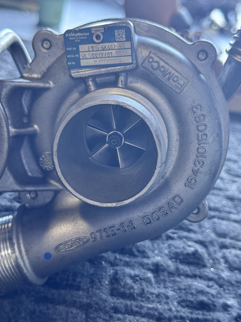 2014-2020 Ford Fusion Escape 1.5L Turbocharger Turbine OEM F1FG-6K682-AB - eBay image 7