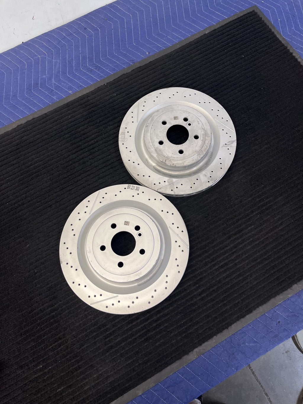 2013-2023 Mercedes-Benz C63 SL63 SL65 AMG Gt Rear Rotors Pair OEM A2314230212 - eBay image 6