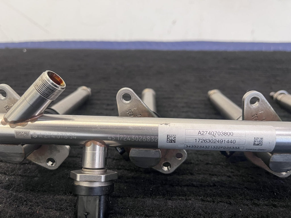 2015-2019 Mercedes-Benz C300 GLC300 E300 Fuel Rail 4 Injectors OEM A2740703800 - eBay image 2