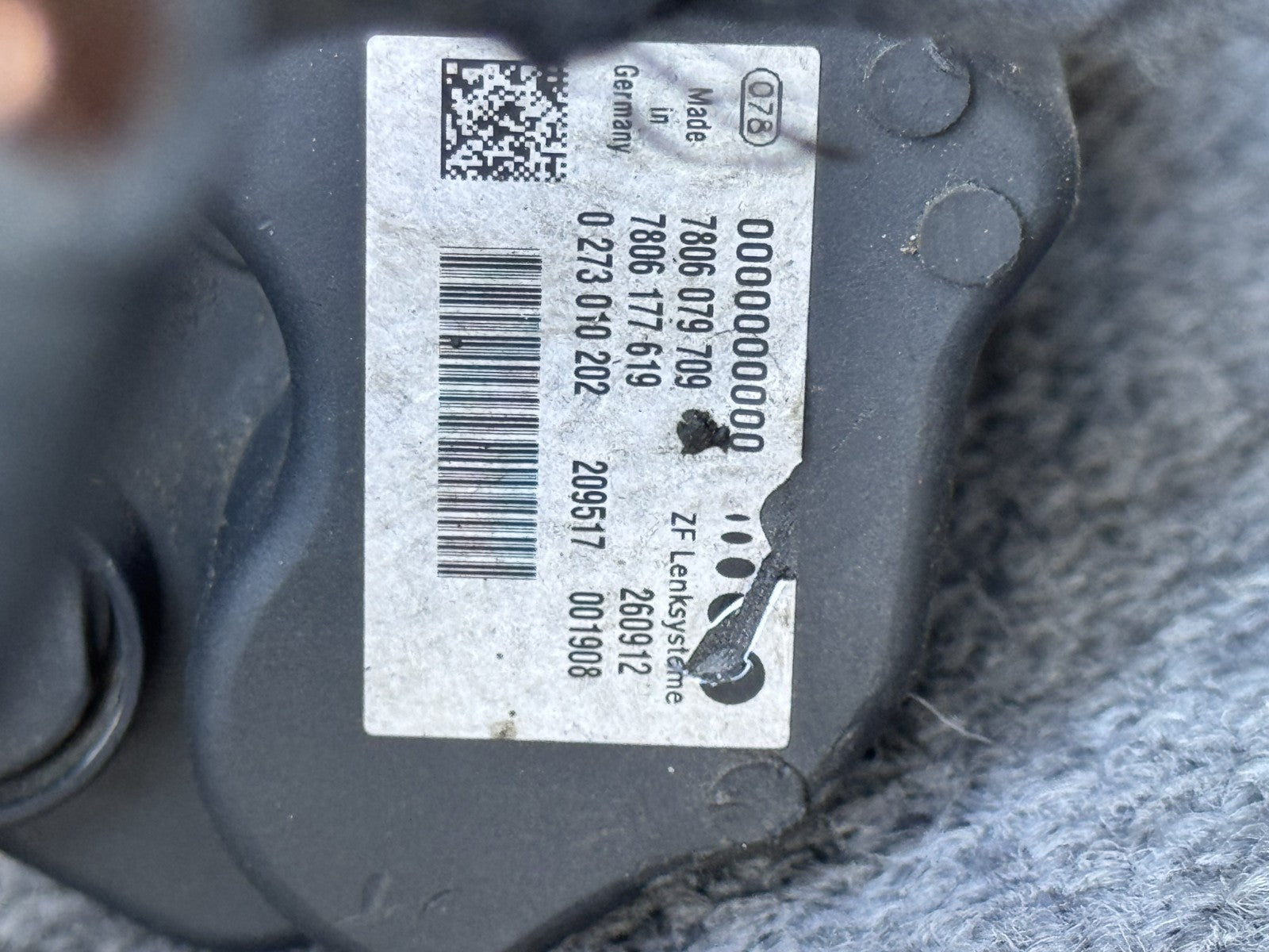 2012-2016 BMW 528i F10 xDrive AWD Power Steering Rack Pinion OEM 6858147 - eBay image 17
