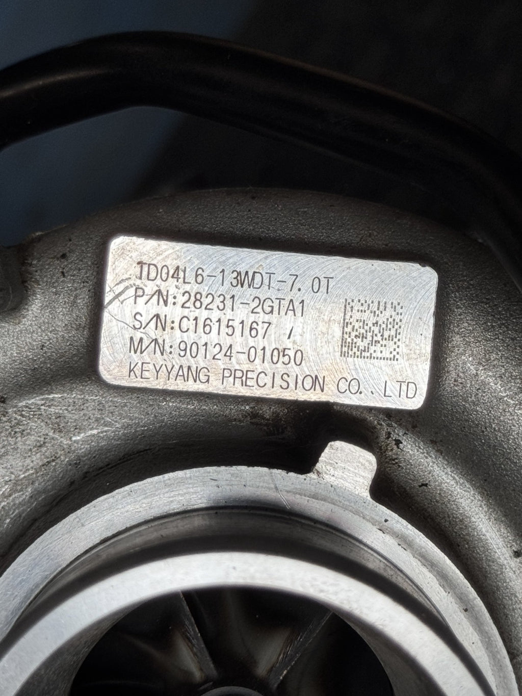 2017-2020 Hyundai Santa Fe 2.0L Turbocharger Turbine OEM 28231-2GTA1 TD04L6 - eBay image 9
