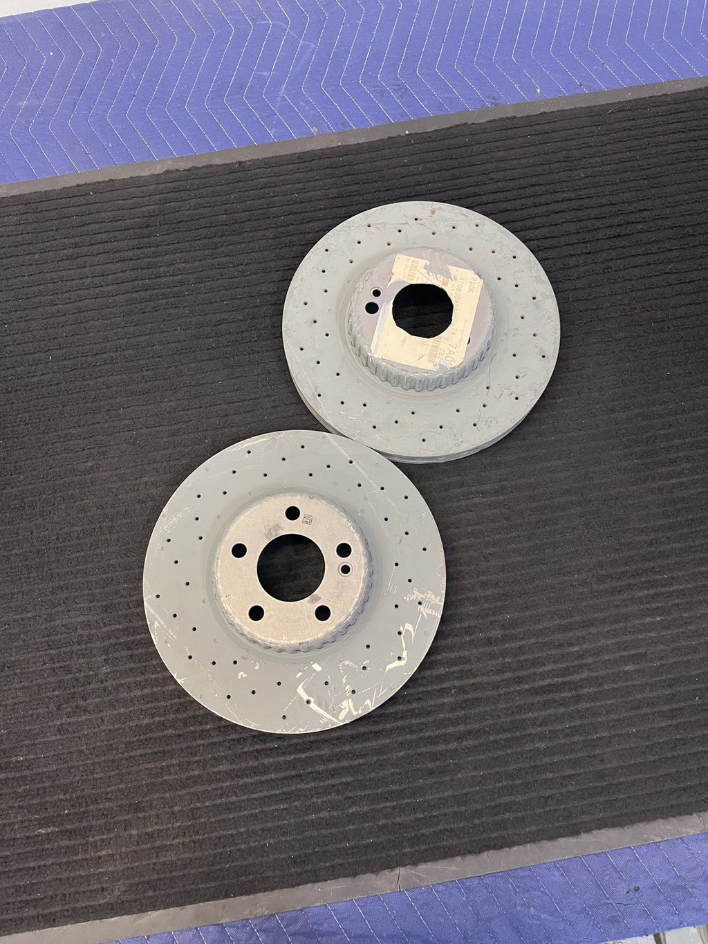 2015-2023 Mercedes-Benz C300 W205 Front Drilled Brake Rotor Pair OEM A0004212112 - eBay image 5
