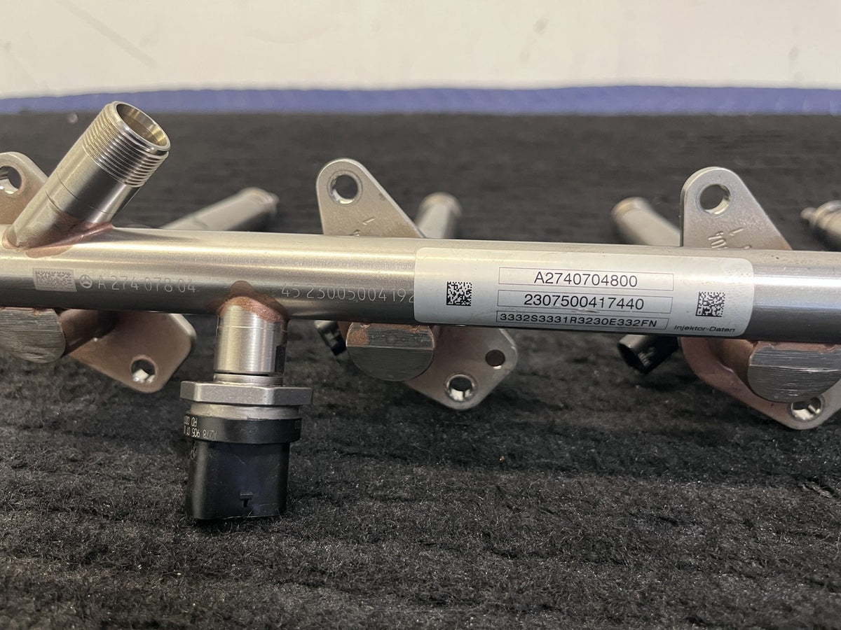 2016-2021 Mercedes-Benz C63 AMG Fuel Rail 4 Injectors OEM A2740704800 - eBay image 2