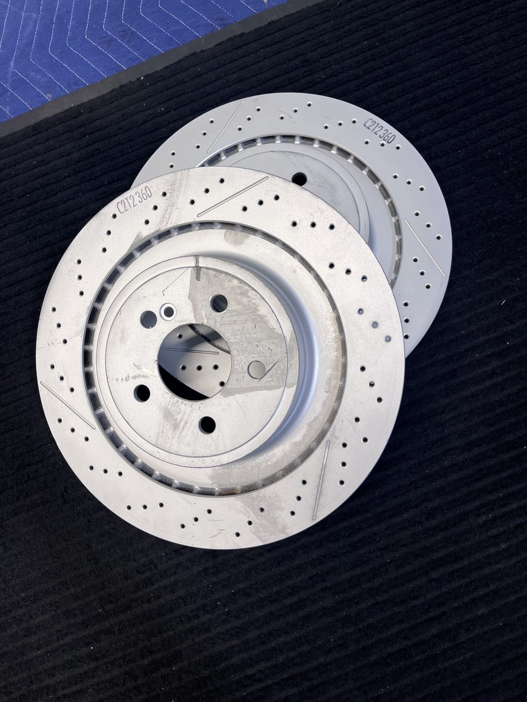 2010-2016 Mercedes-Benz E63 2012-2018 CLS63 AMG Rear Rotor Pair OEM A2124230412 - eBay image 6