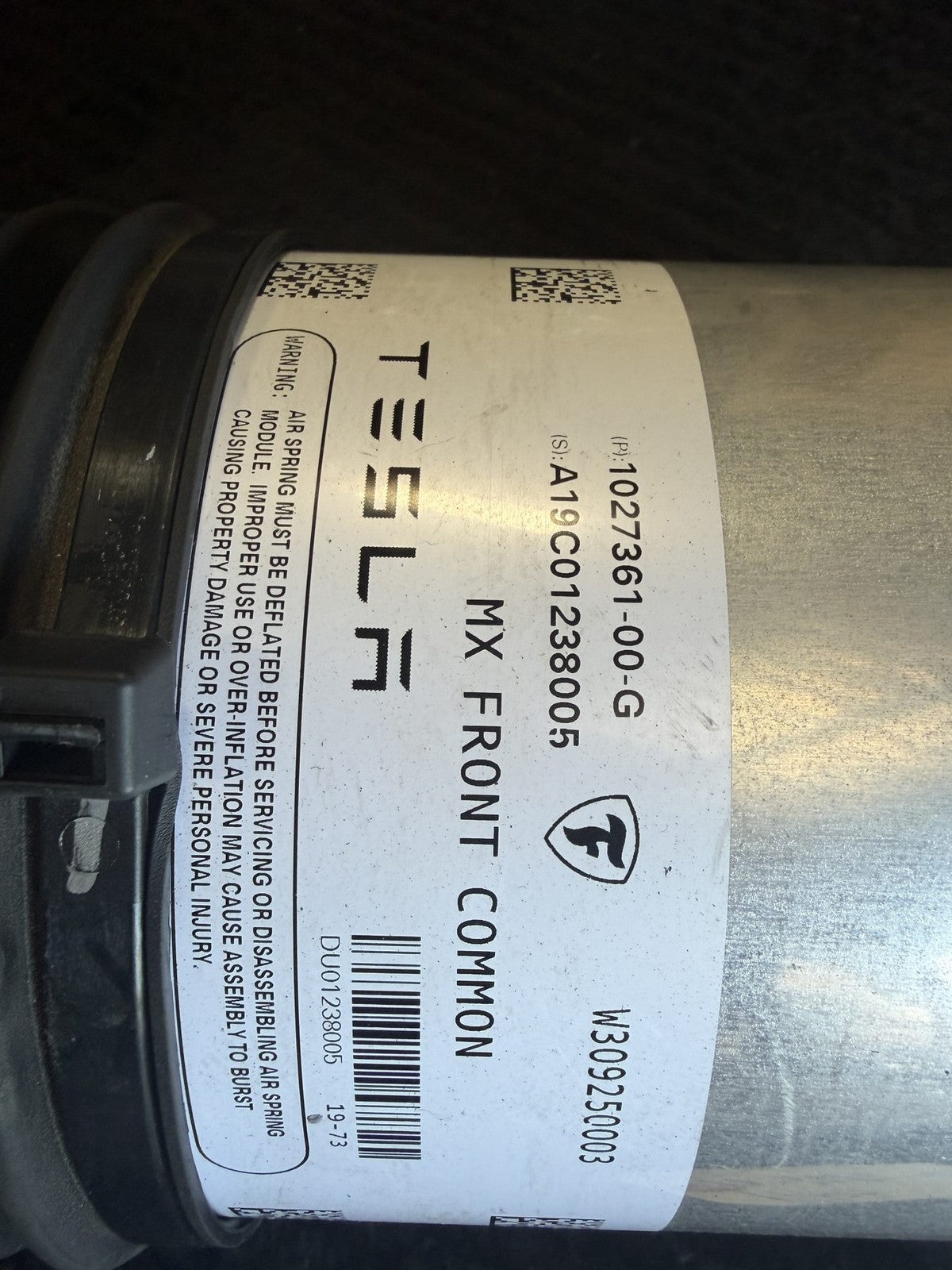 2015-2020 Tesla Model X 2WD Front Left Right Air Suspension OEM72-3582-3012 - eBay image 4