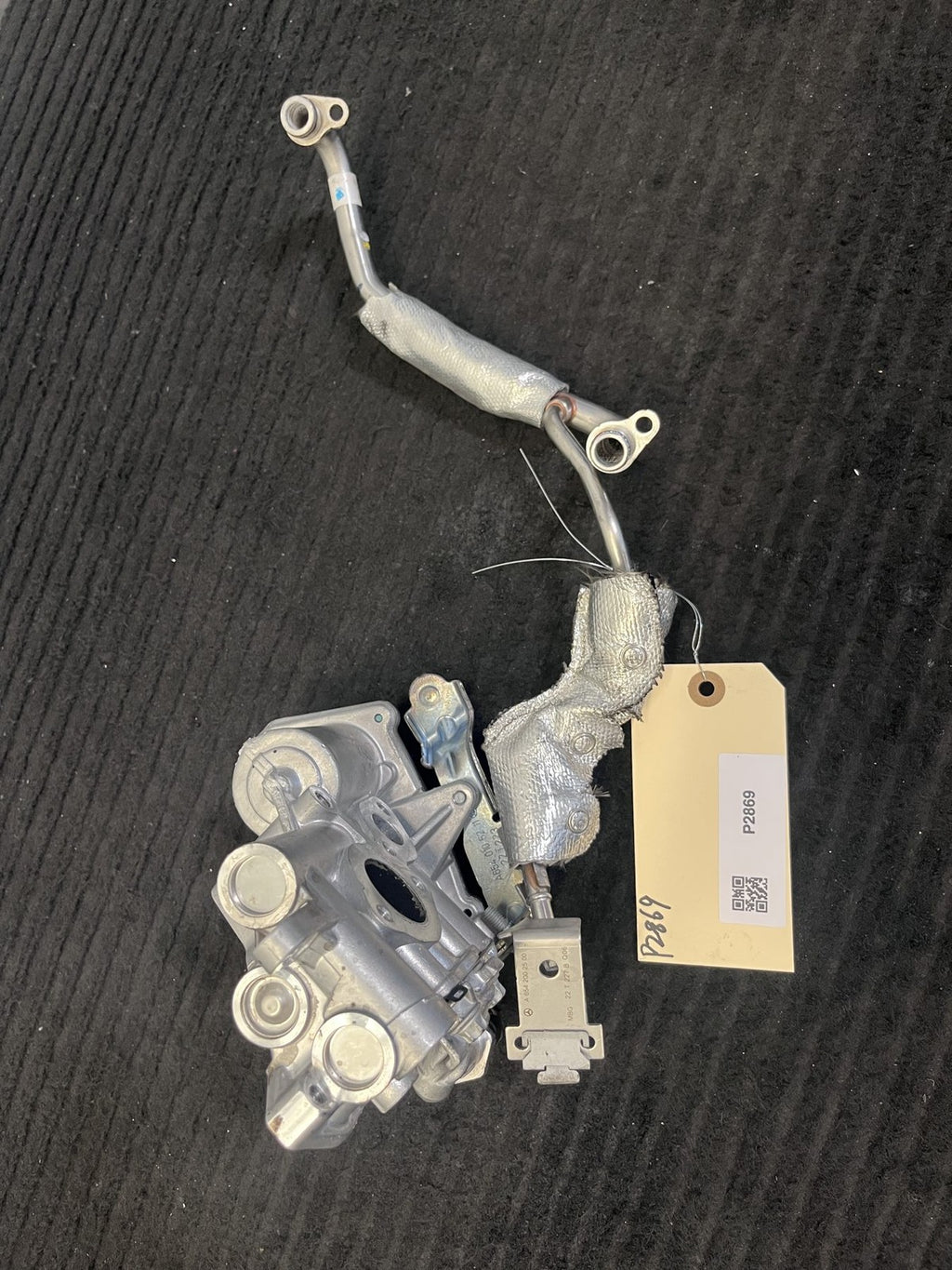 Mercedes-Benz OM654 2.0L Diesel Egr Valve Assembly With Pipes Genuine OEM - eBay image 1