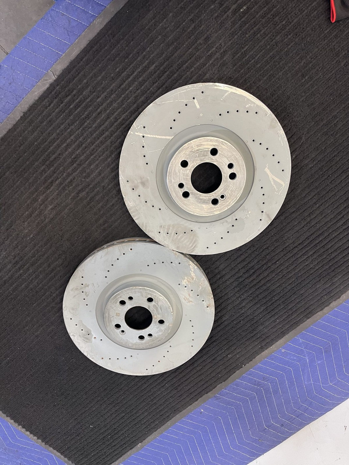 2020-2025 Mercedes-Benz Gle Gls Front Drilled Brake Rotors Pair OEM A1674211001 - eBay image 3