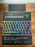 Razer PBT Keycap + Coiled Cable Upgrade Set - Classic Black | RC21-01490800-R3M1 - eBay image 1