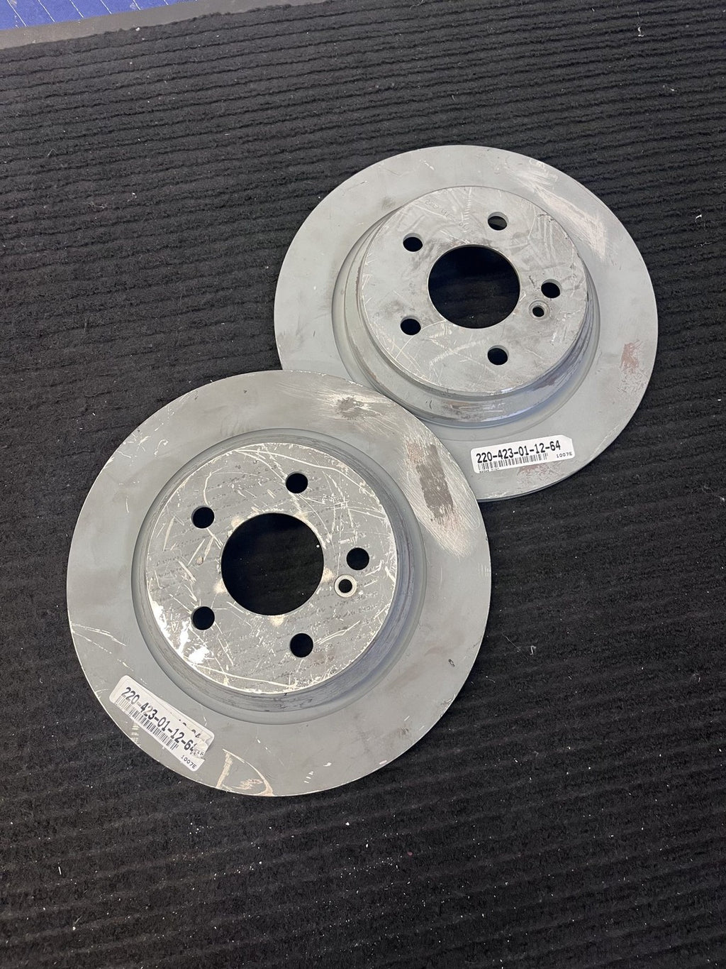 2000-2006 Mercedes-Benz S430 S500 CL500 Rear Brake Rotors Pair OEM A2204230112 - eBay image 2