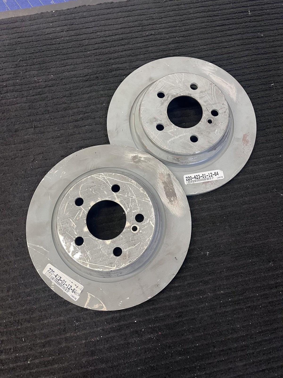 2000-2006 Mercedes-Benz S430 S500 CL500 Rear Brake Rotors Pair OEM A2204230112 - eBay image 2