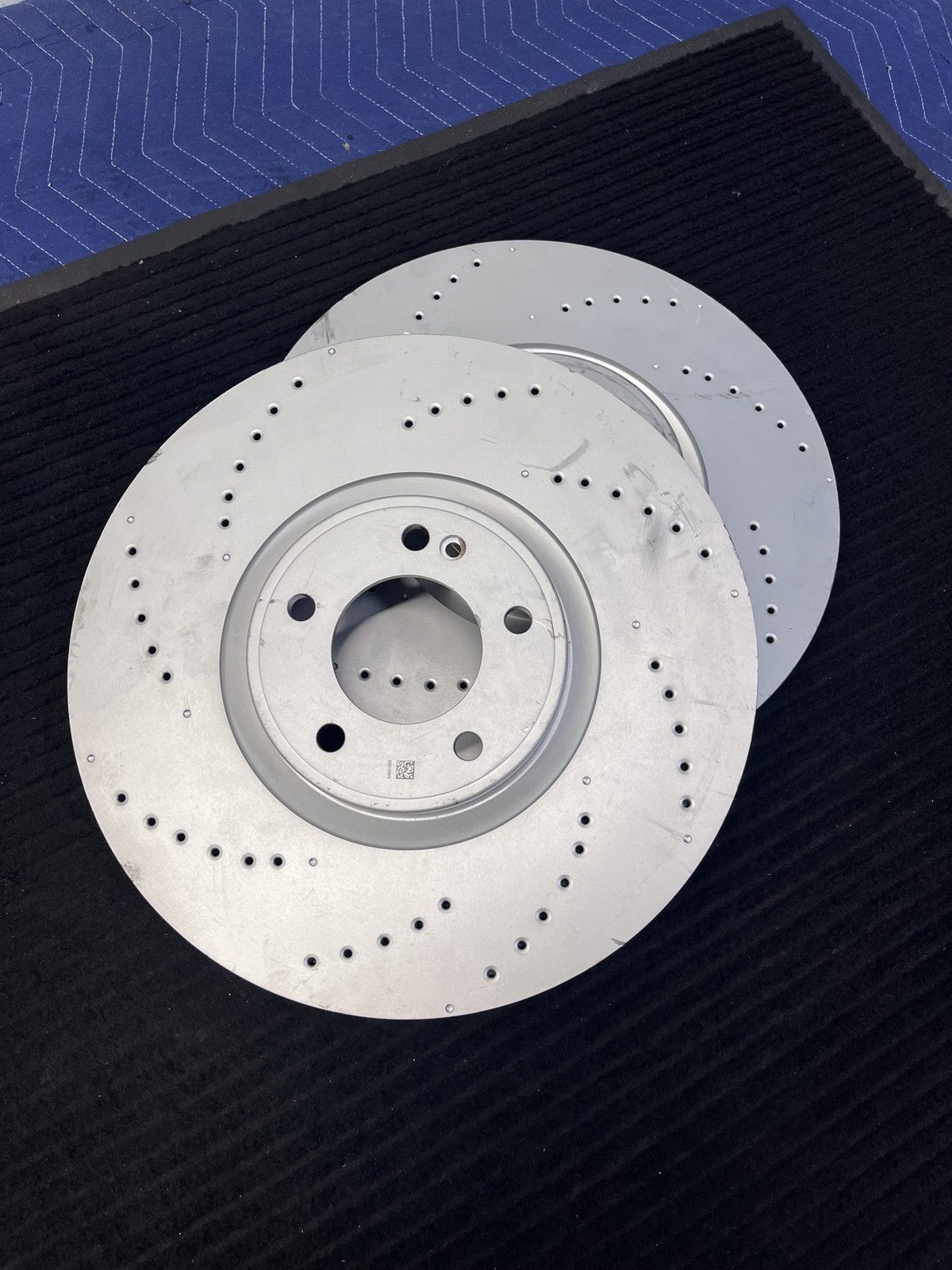 2019-2025 Mercedes-Benz G63 AMG Front Drilled Brake Rotors Pair OEM A4634210500 - eBay image 4