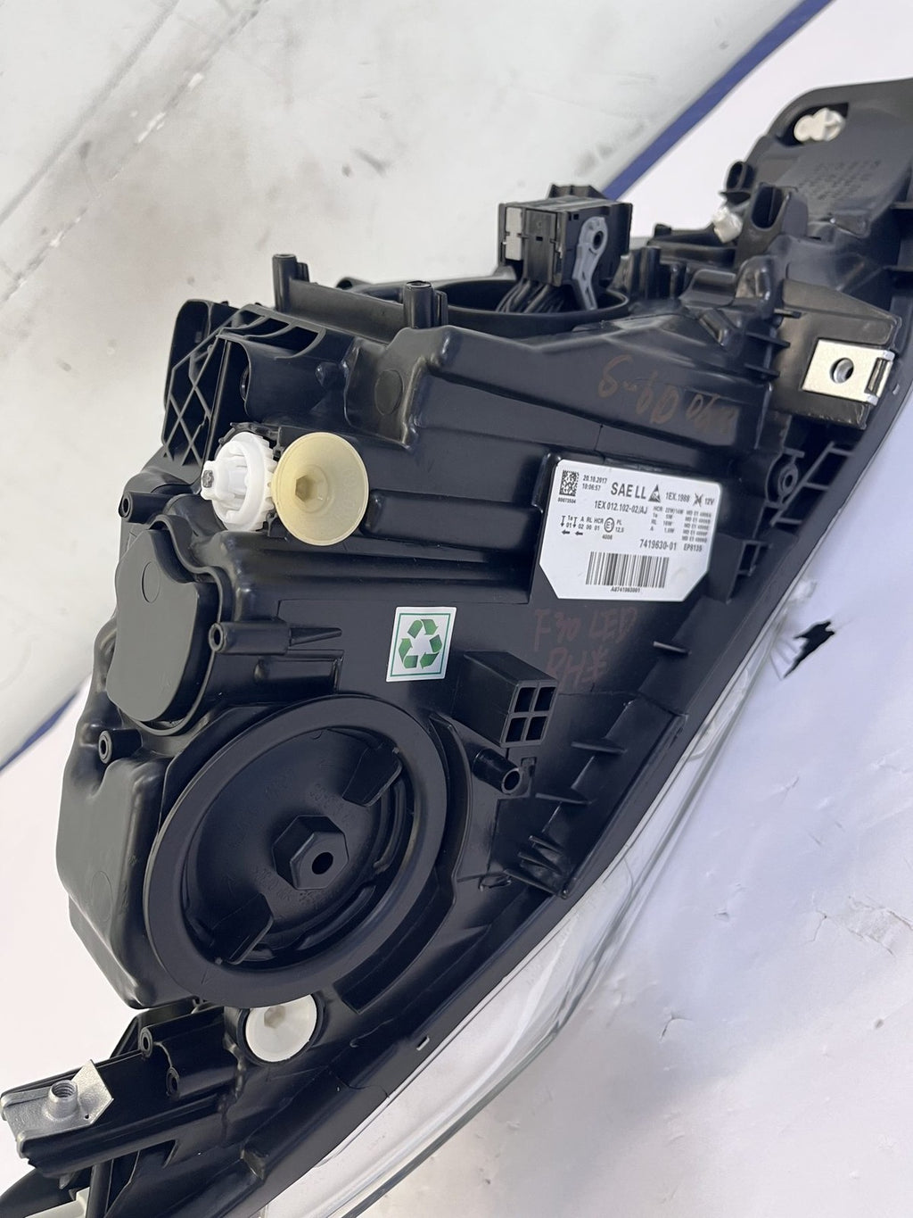 2016-18 BMW F30 F31 RH LED Headlight Aftermarket Refurbished 63117419630 - SKU P2602 - photo 7