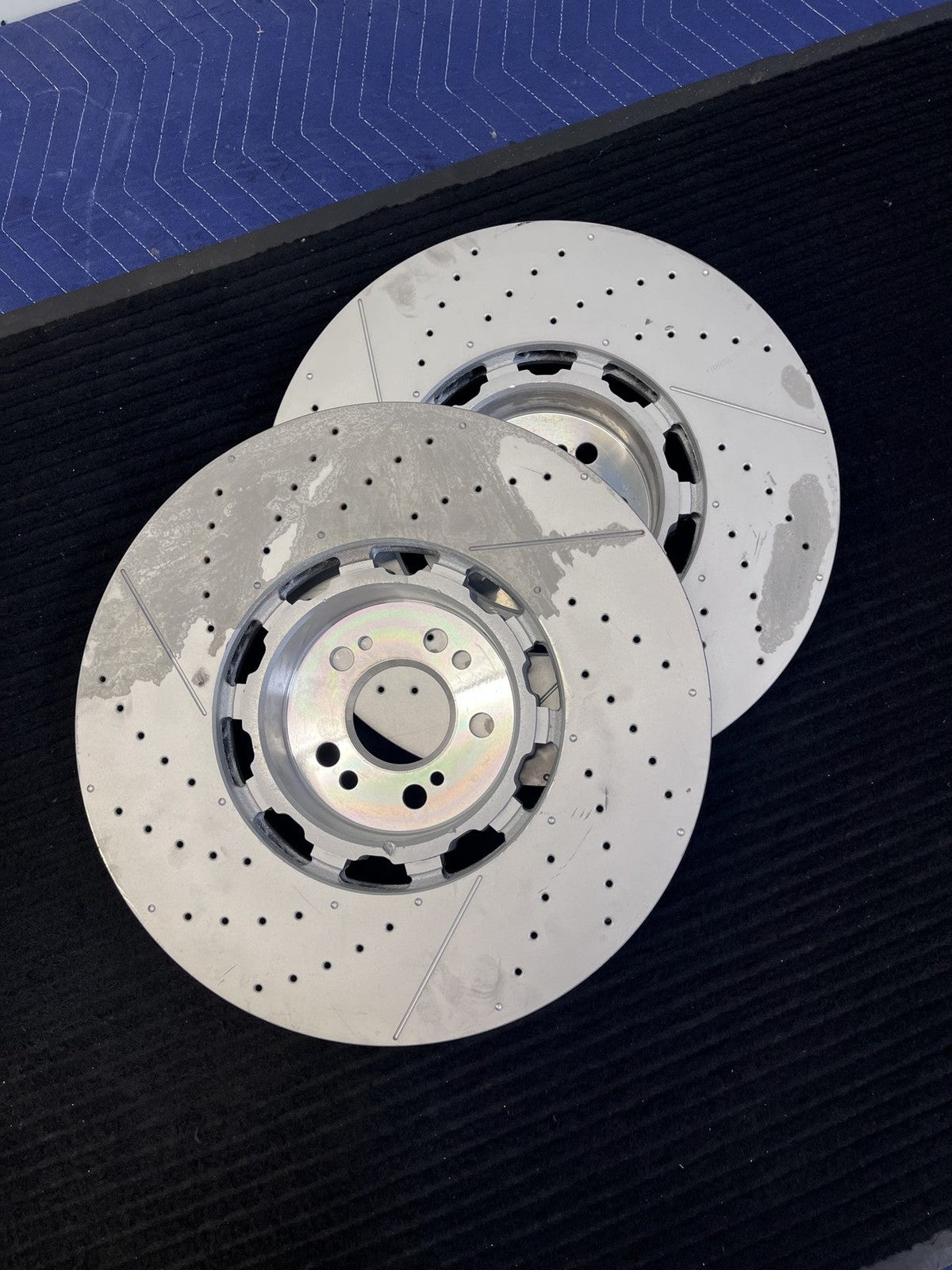 2021-2025 Mercedes-Benz GLE53 GLE63 GLS63 AMG Front Rotors Pair OEM A1674213600 - eBay image 4