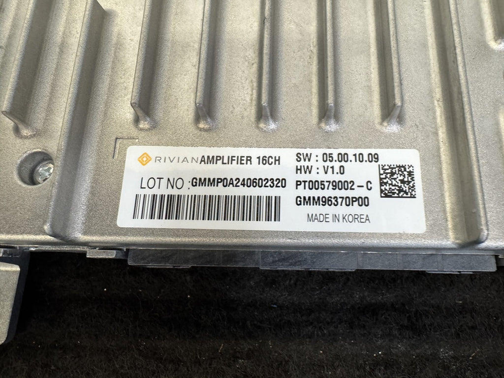 2025-2026 Rivian R1T R1S 16CH Radio Audio Amplifier OEM PT00579002-C - eBay image 2