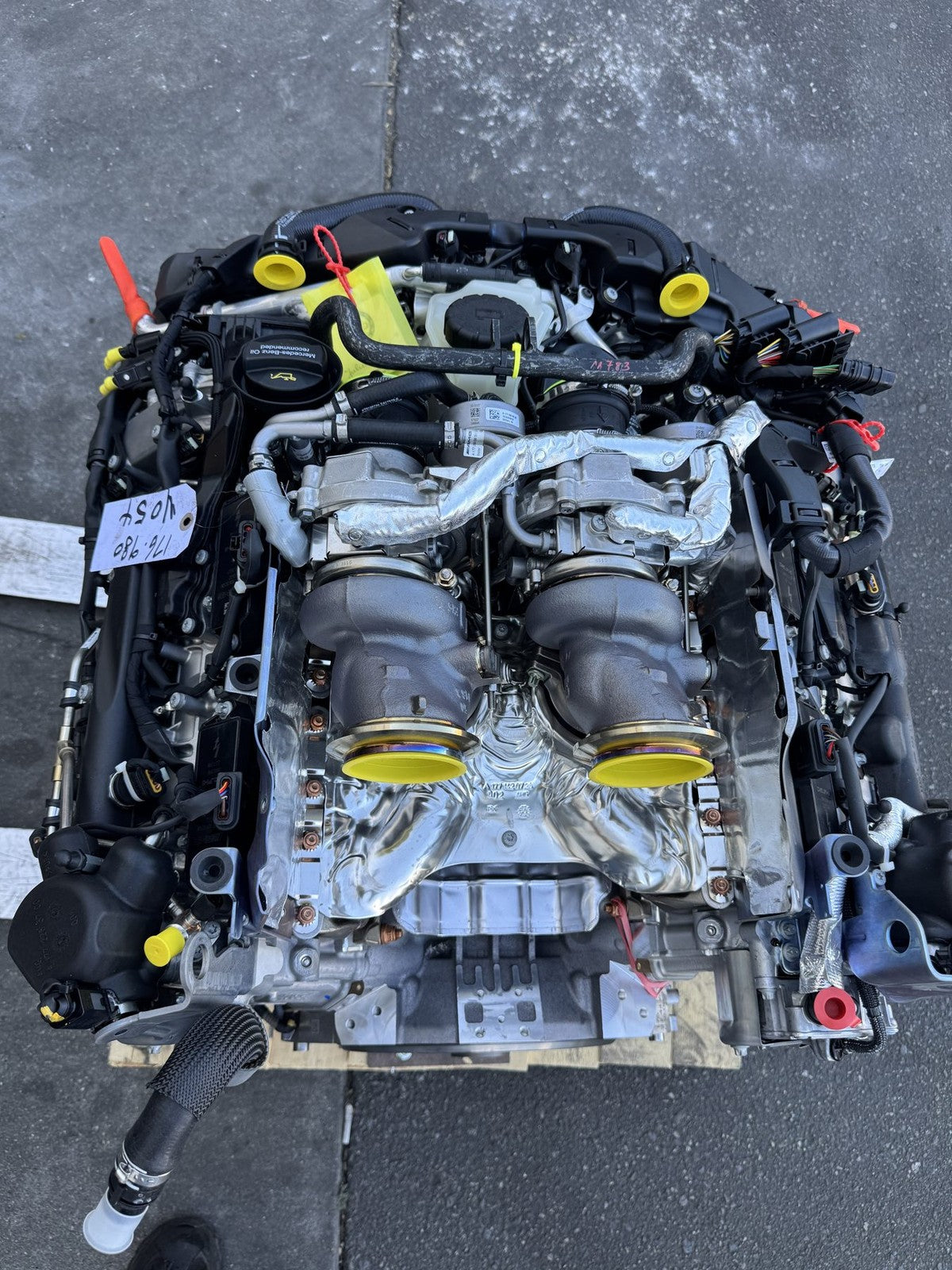 2018-2021 Mercedes-Benz AMG GLC63 S M177.980 4.0L V8 Engine OEM A1770106905 - eBay image 1