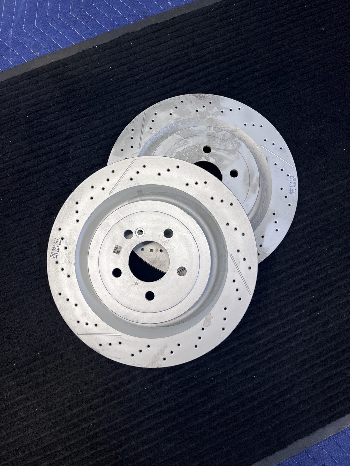 2013-2023 Mercedes-Benz C63 SL63 SL65 AMG Gt Rear Rotors Pair OEM A2314230212 - eBay image 6