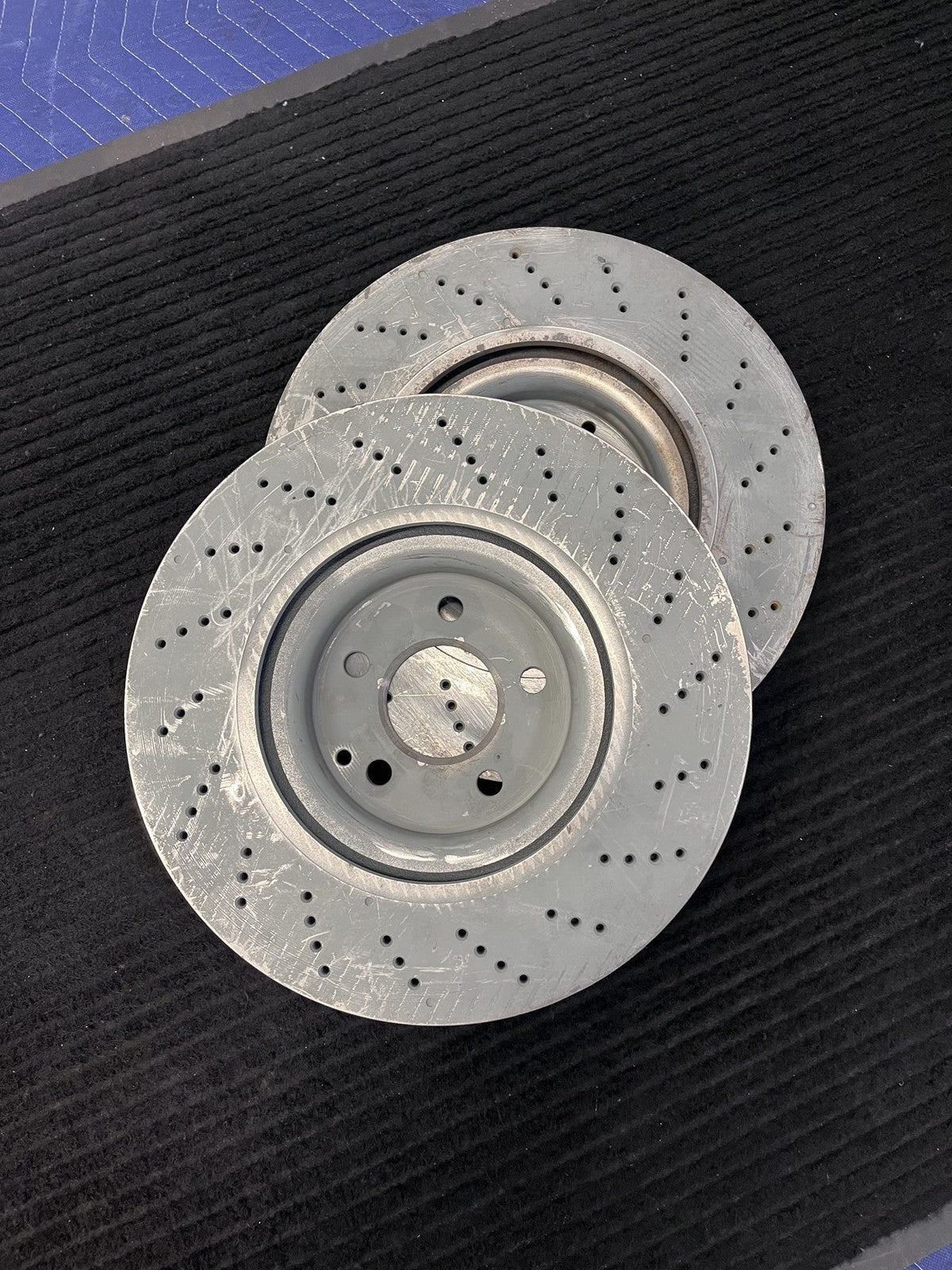 2015-2017 Mercedes-Benz CLS400 Front Drilled Brake Rotors Pair OEM A218421041207 - eBay image 6
