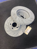 2000-06 Mercedes-Benz CL500 2000-02 S430 S500 Front Brake Rotor Pair OEM A2204212512 - eBay image 1