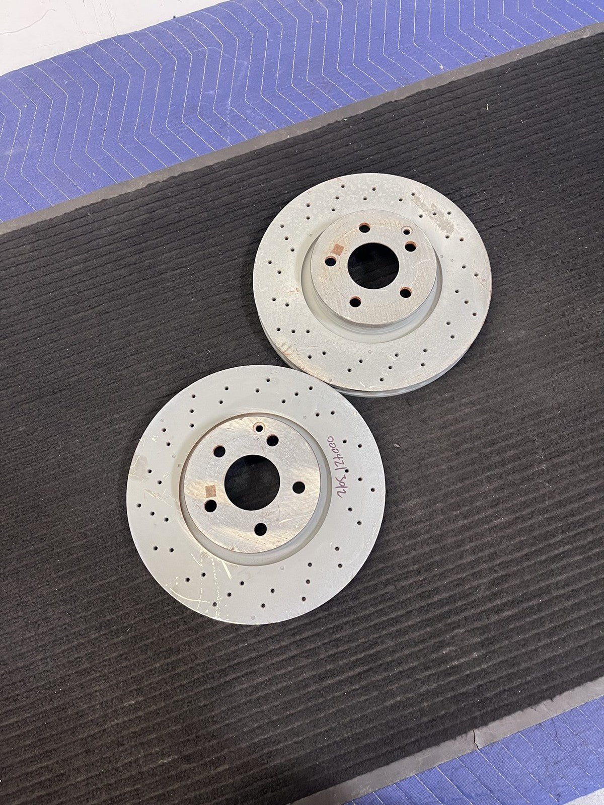 2008-2017 Mercedes-Benz C300 C350 E250 E350 E400 Front Rotors Pair OEM A0004213012 - eBay image 4