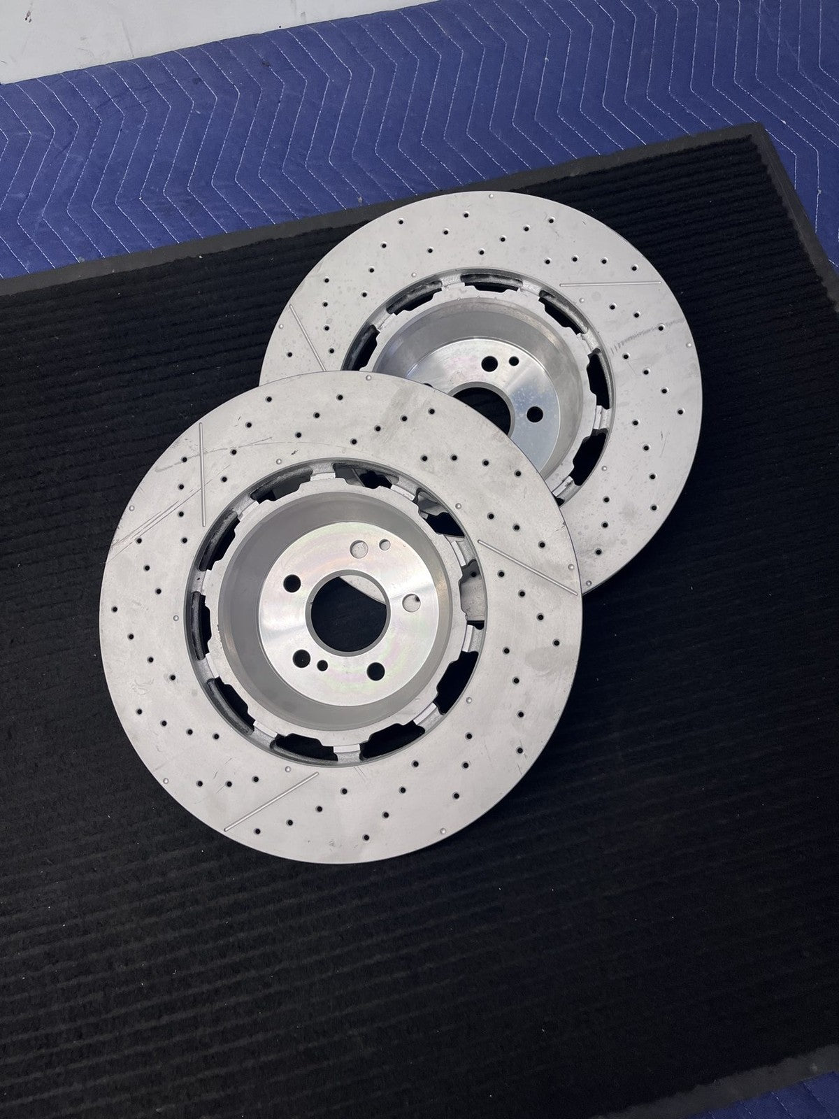 2014-2021 Mercedes-Benz S63 S65 AMG Maybach S650 Front Rotors Pair OEM A2224212612 - eBay image 4